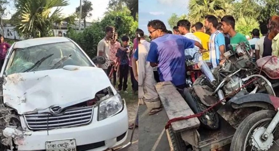 বগুড়ার এরুলিয়ায় প্রাইভেটকার ও মোটরসাইকেল দুর্ঘটনায় স্বামী-স্ত্রী নিহত